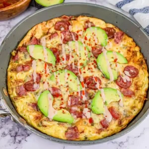 Salami and Egg Frittata Recipe