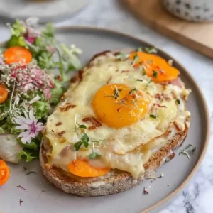 Smoked Salmon Croque Madame Recipe