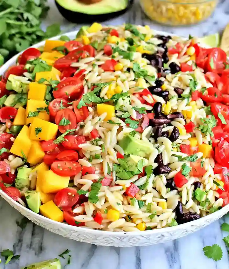 Southwest Orzo Pasta Salad Recipe