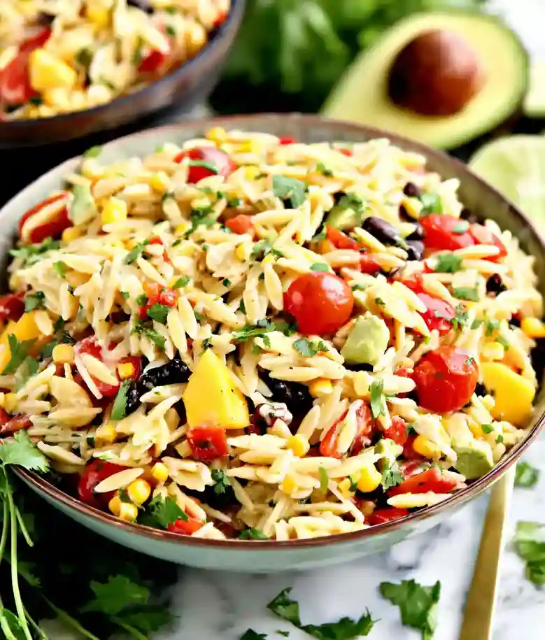Southwest Orzo Pasta Salad Recipe