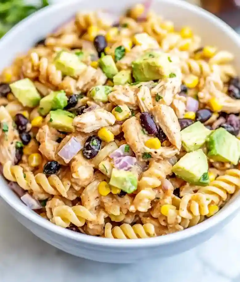 Spicy Chipotle Chicken Pasta Salad