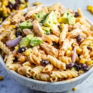 Spicy Chipotle Chicken Pasta Salad