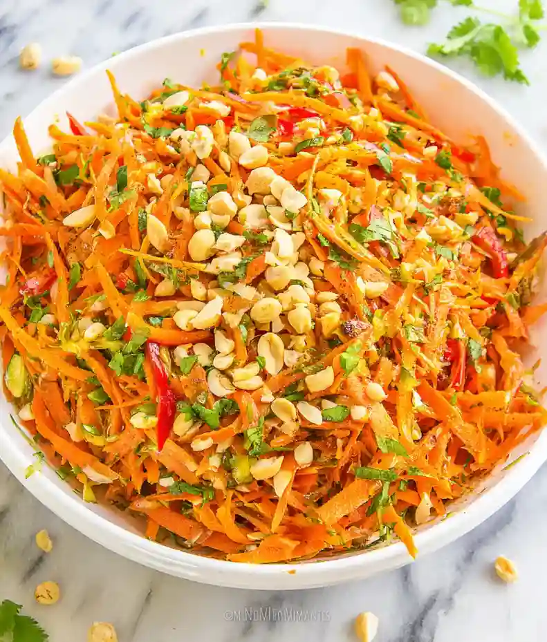Spicy Korean Carrot Salad Recipe