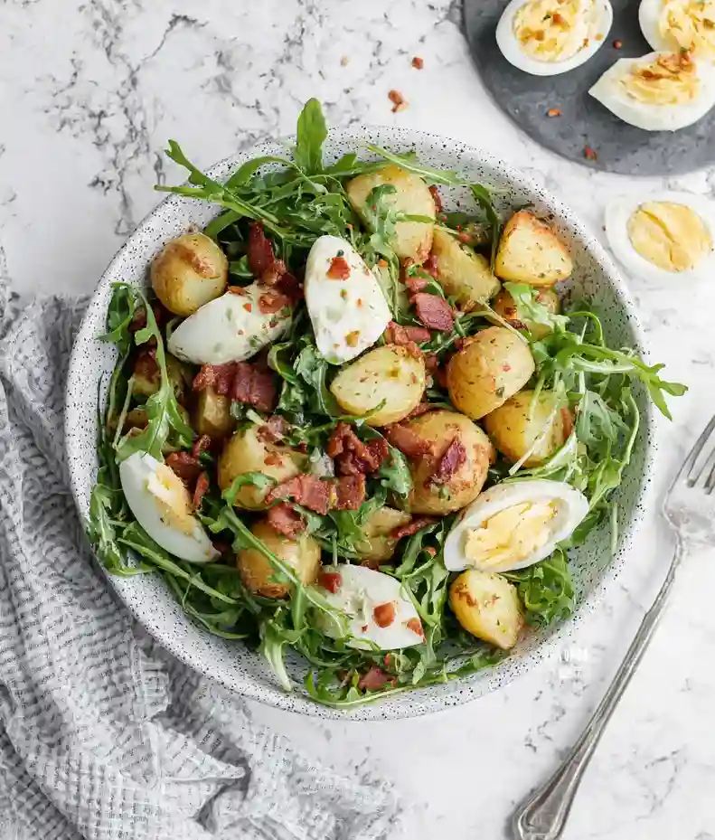 Spring Dandelion Salad with Bacon