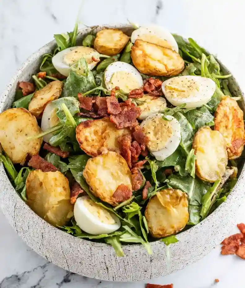 Spring Dandelion Salad with Bacon