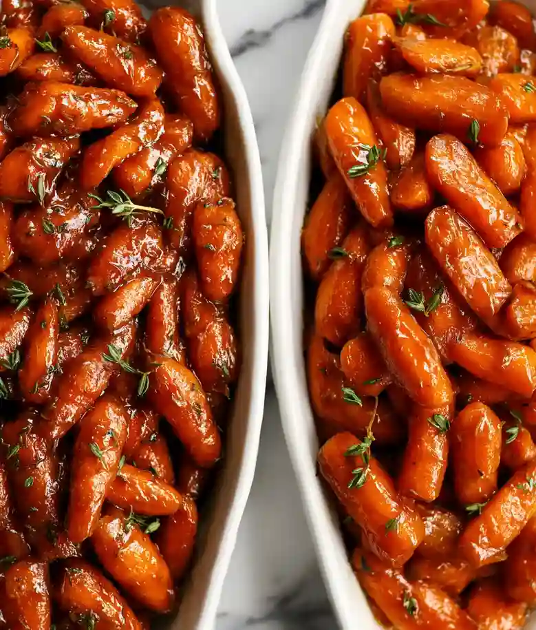Sweet Brown Sugar Glazed Carrots