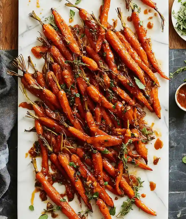 Sweet Brown Sugar Glazed Carrots