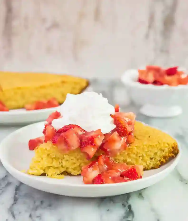 Sweet Vanilla Cornbread Cake Recipe