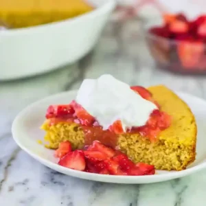 Sweet Vanilla Cornbread Cake Recipe