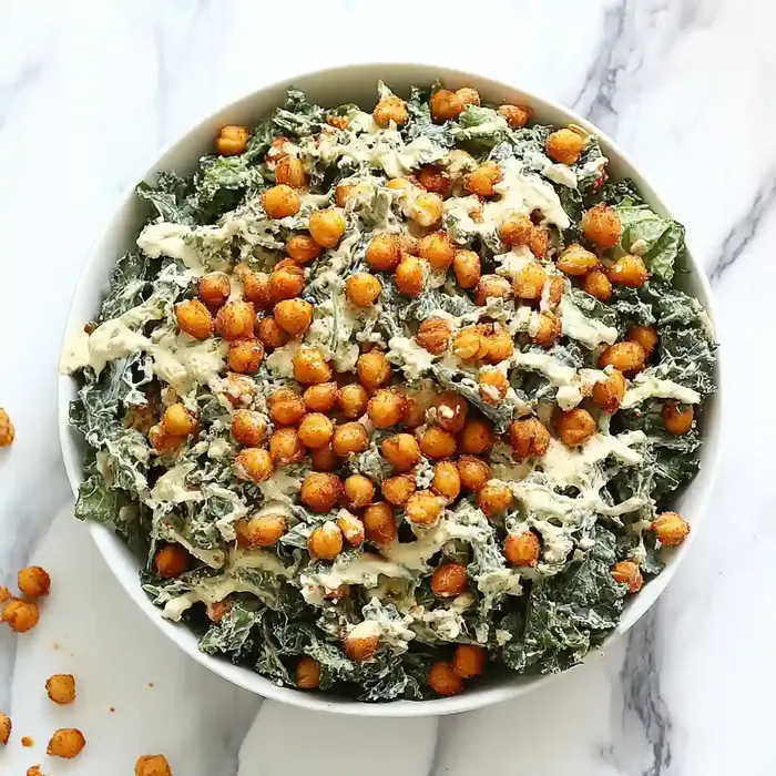 Tandoori Chickpea Kale Salad Recipe