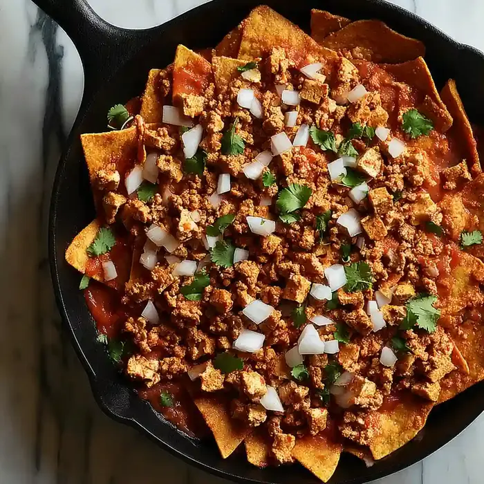 Tofu Chilaquiles for Mother's Day