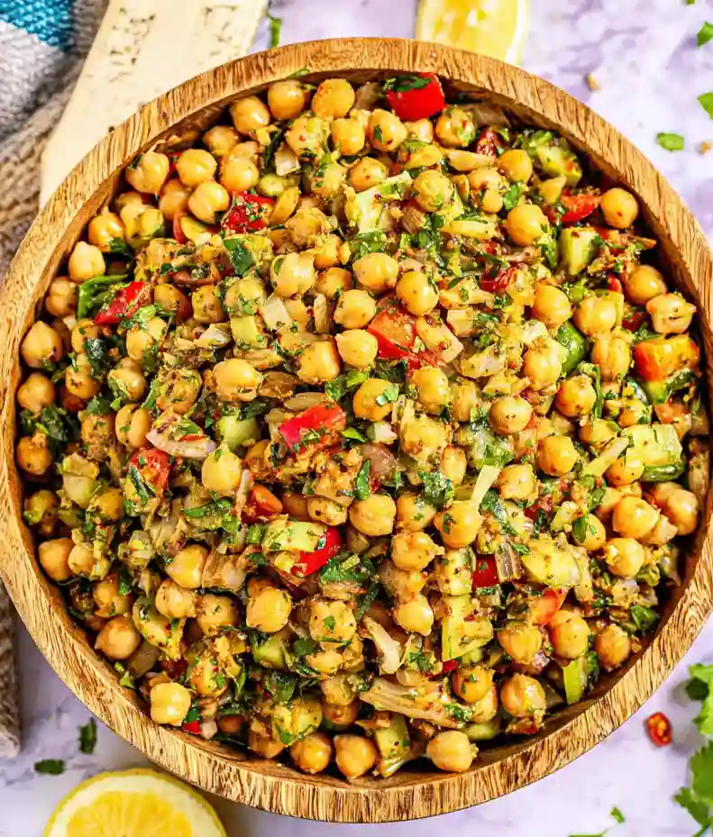 Vegan Moroccan Chickpea Salad Recipe