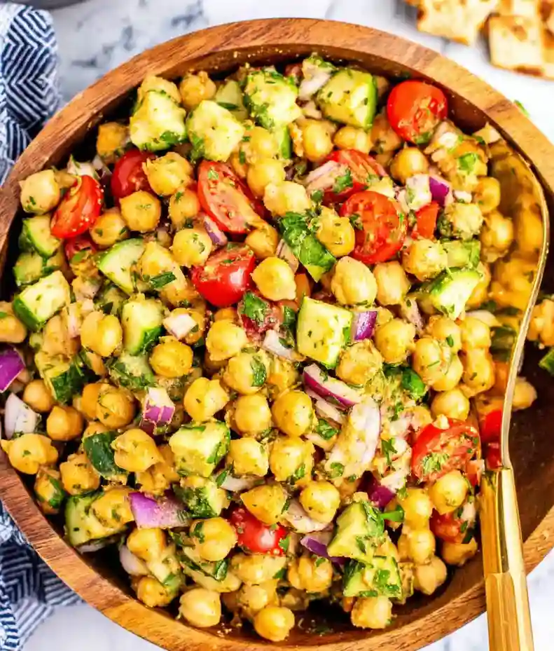 Vegan Moroccan Chickpea Salad Recipe