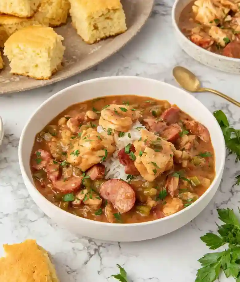 Virginia Chicken Gumbo with Ham