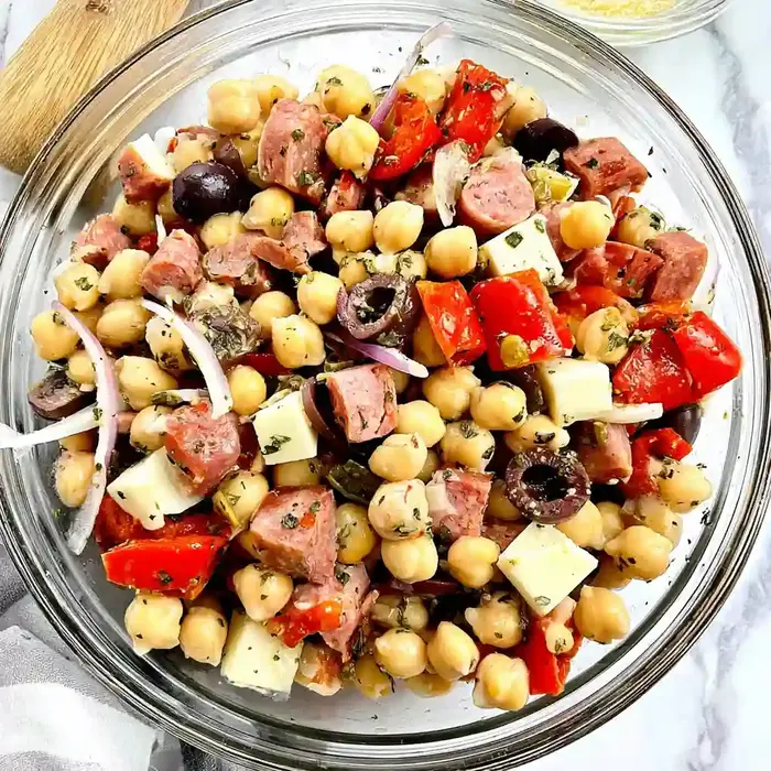 Zesty Italian Chickpea Salad