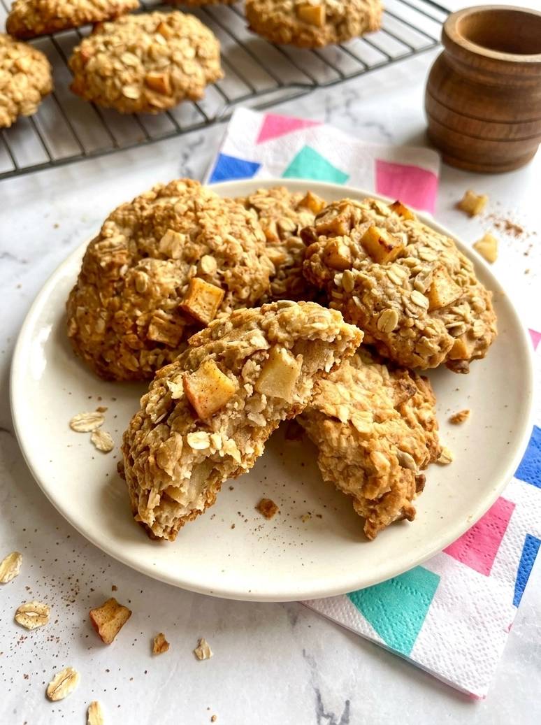 Chewy Apple Oatmeal Cookies Recipe - 2