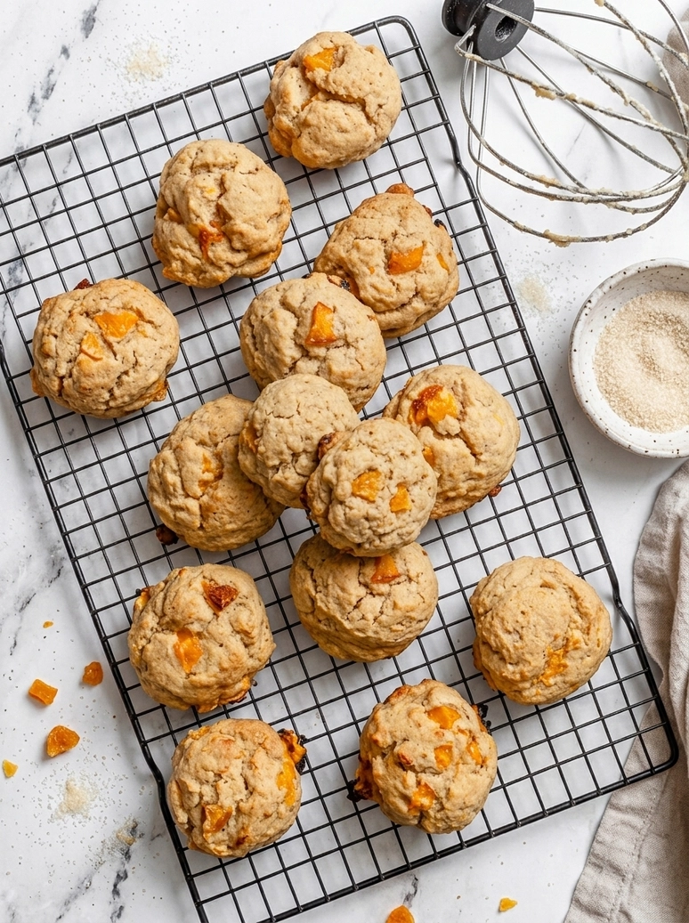 Chewy Vegan Apricot Cookies - 1