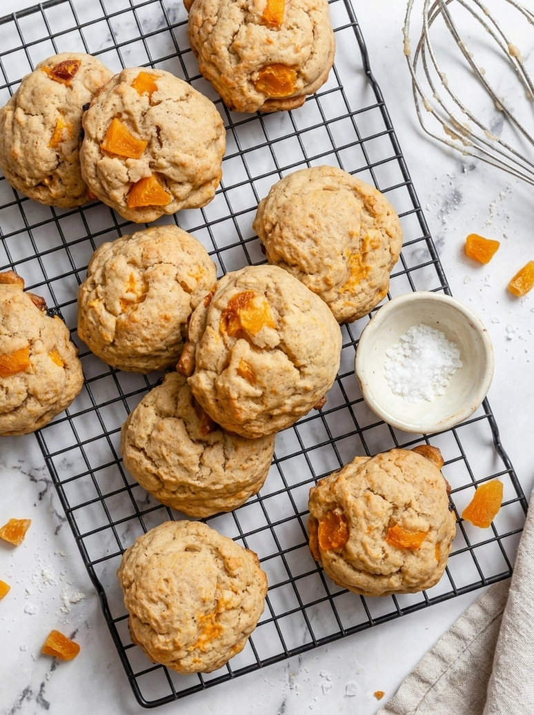 Chewy Vegan Apricot Cookies - 2