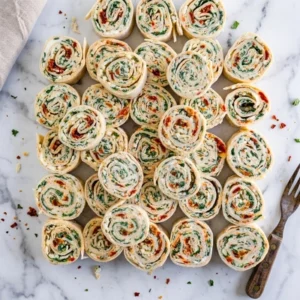 Colorful Easy Pinwheels Appetizer