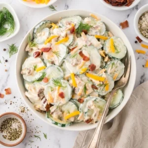 Creamy Crack Cucumber Salad