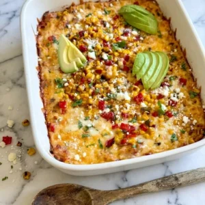 Creamy Mexican Street Corn Bake