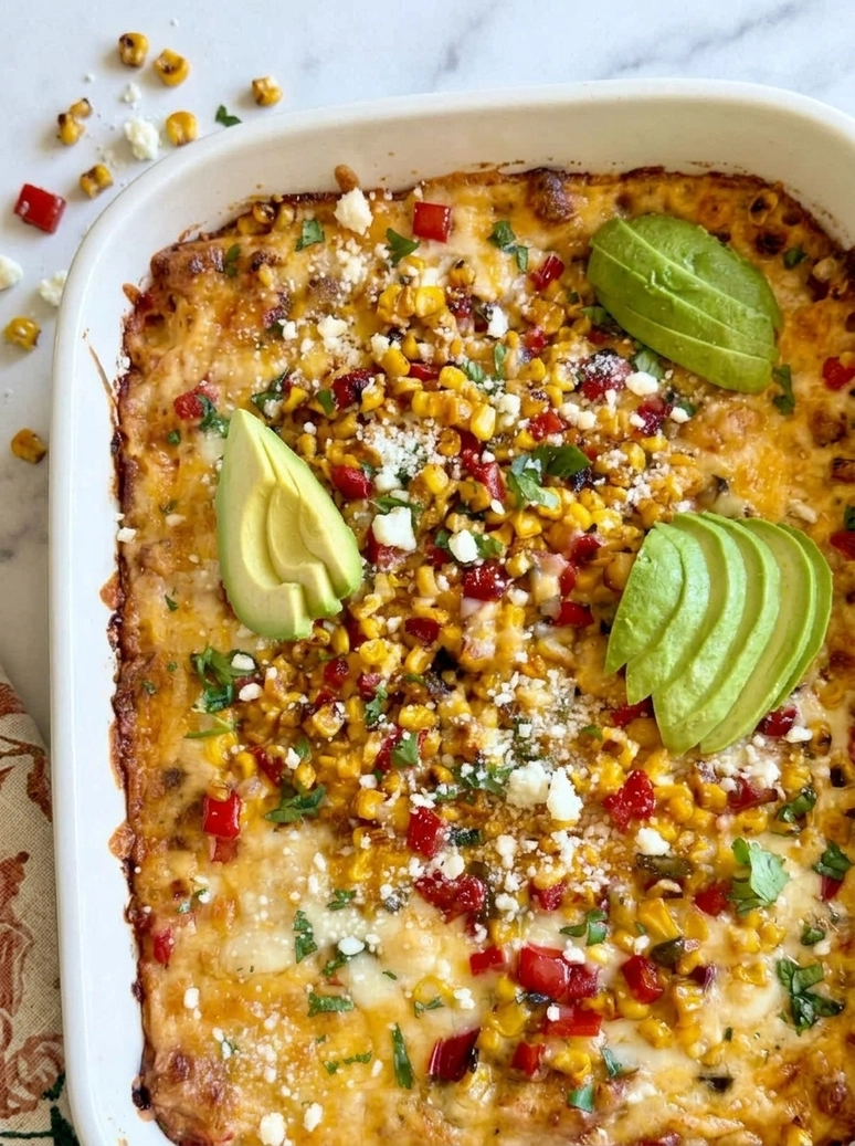 Creamy Mexican Street Corn Bake - 1
