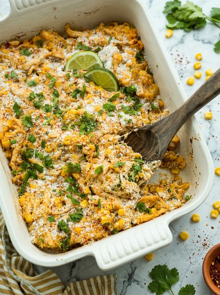Creamy Mexican Street Corn Casserole - 1