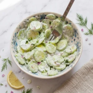 Creamy Polish Cucumber Salad