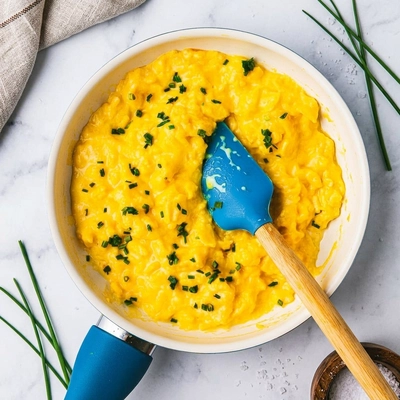 Creamy Soft Scrambled Eggs Recipe