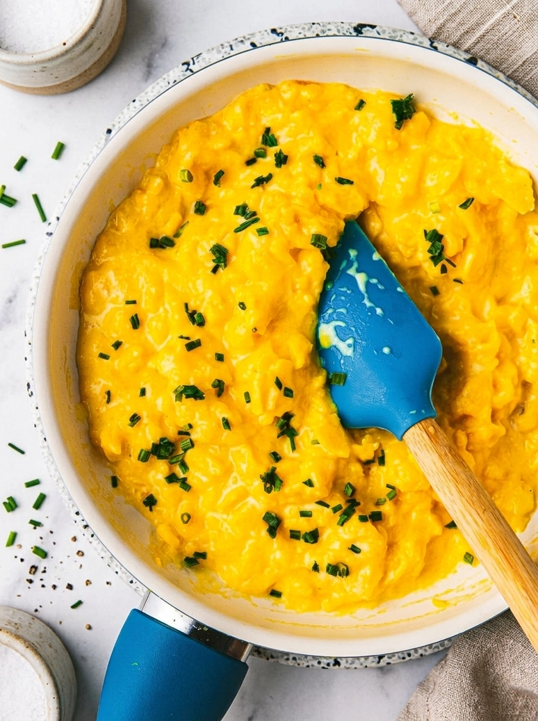 Creamy Soft Scrambled Eggs Recipe - 1