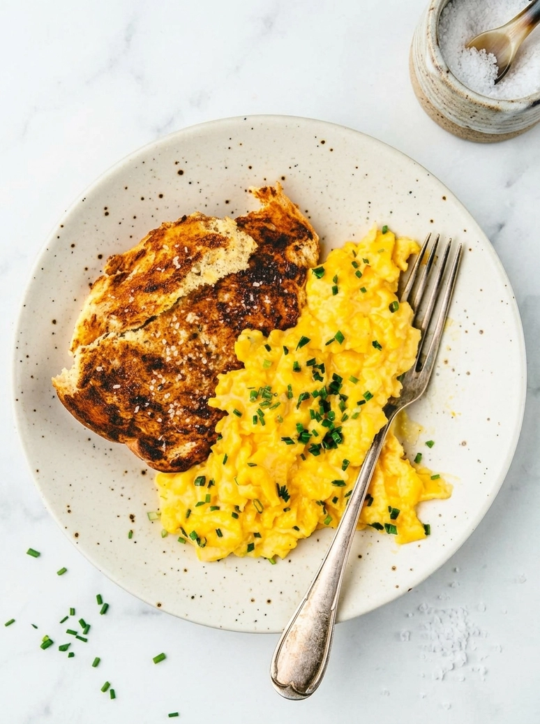 Creamy Soft Scrambled Eggs Recipe - 2