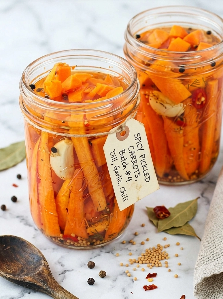 Crispy Easy Refrigerator Pickled Carrots - 2