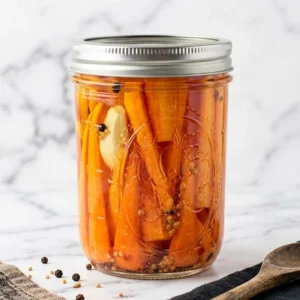 Crispy Easy Refrigerator Pickled Carrots