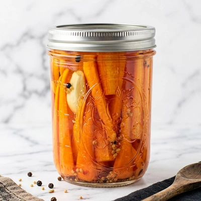 Crispy Easy Refrigerator Pickled Carrots