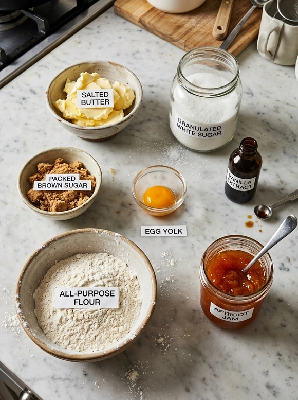 Delicious Apricot Thumbprint Cookies - 1