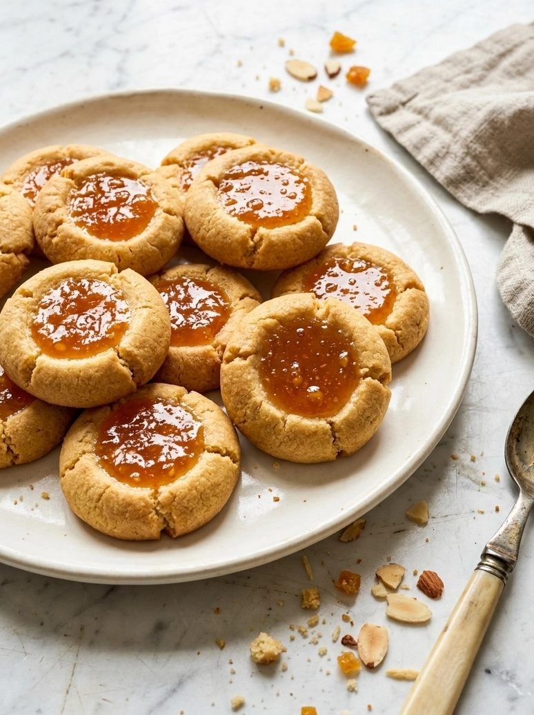 Delicious Apricot Thumbprint Cookies - 2