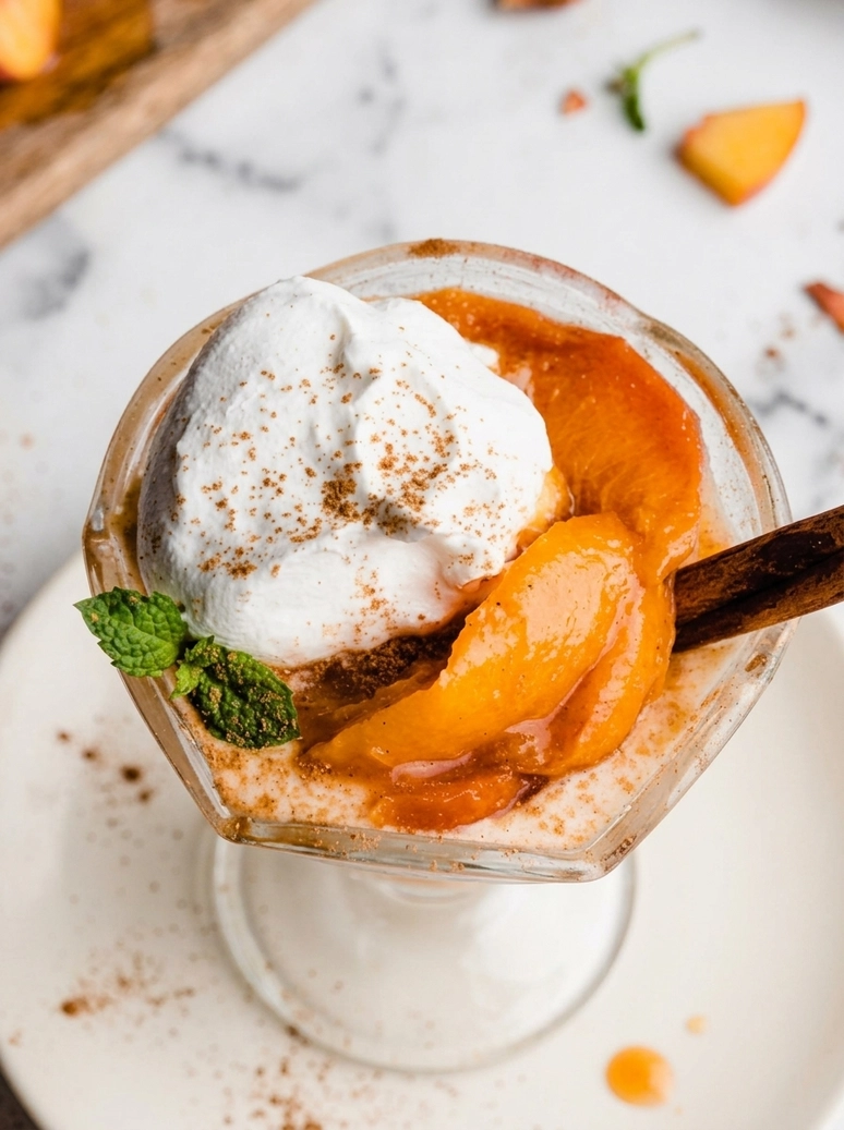 Delicious Homemade Peach Milkshakes - 2