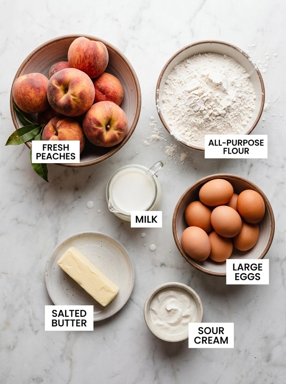 Delicious Peach Cobbler Pound Cake - 1