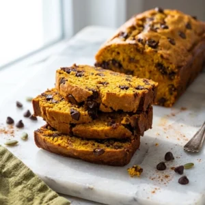 Delicious Pumpkin Chocolate Chip Bread