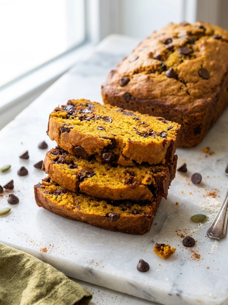 Delicious Pumpkin Chocolate Chip Bread - 1