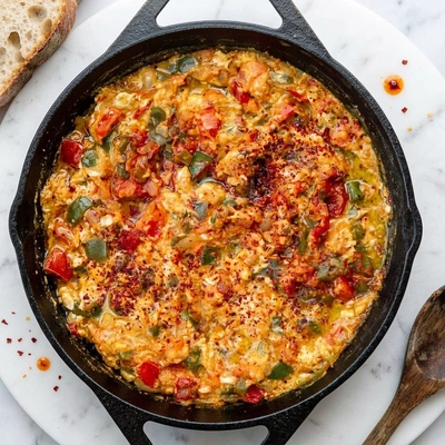 Delicious Turkish Scrambled Eggs