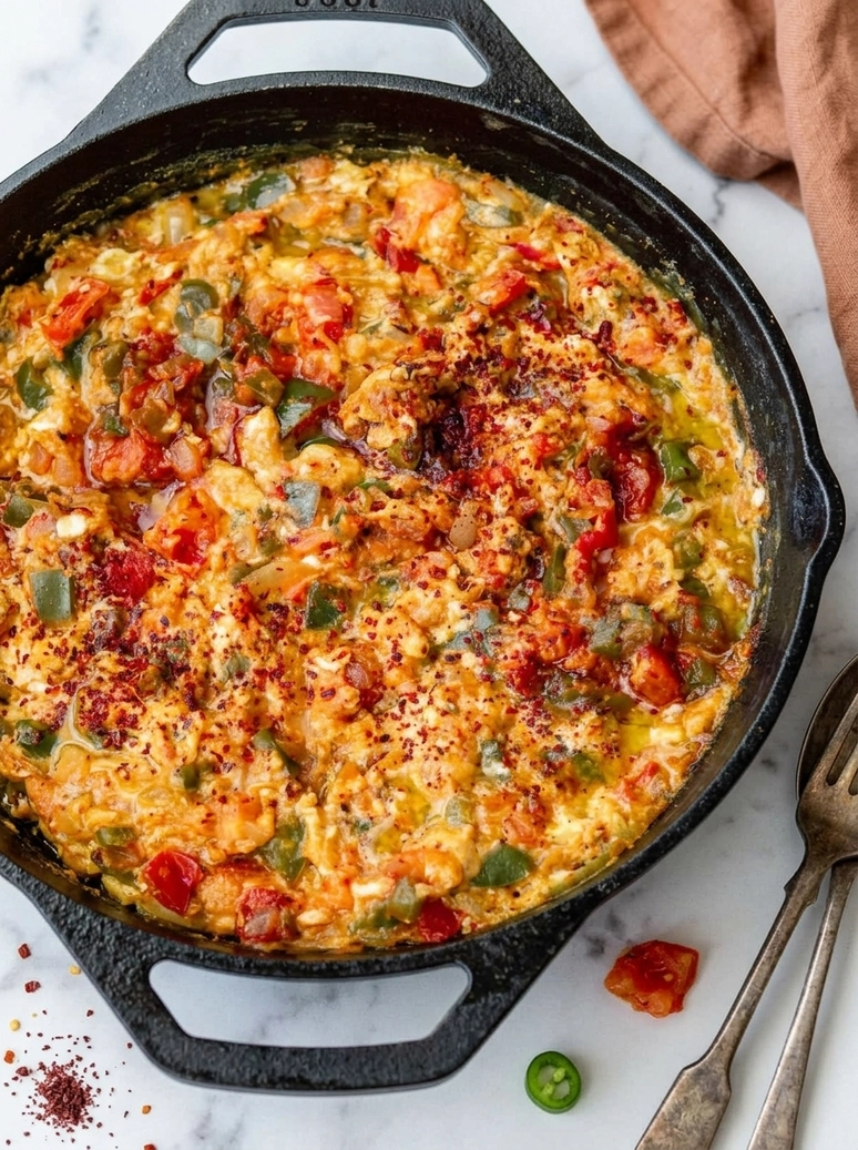 Delicious Turkish Scrambled Eggs - 1