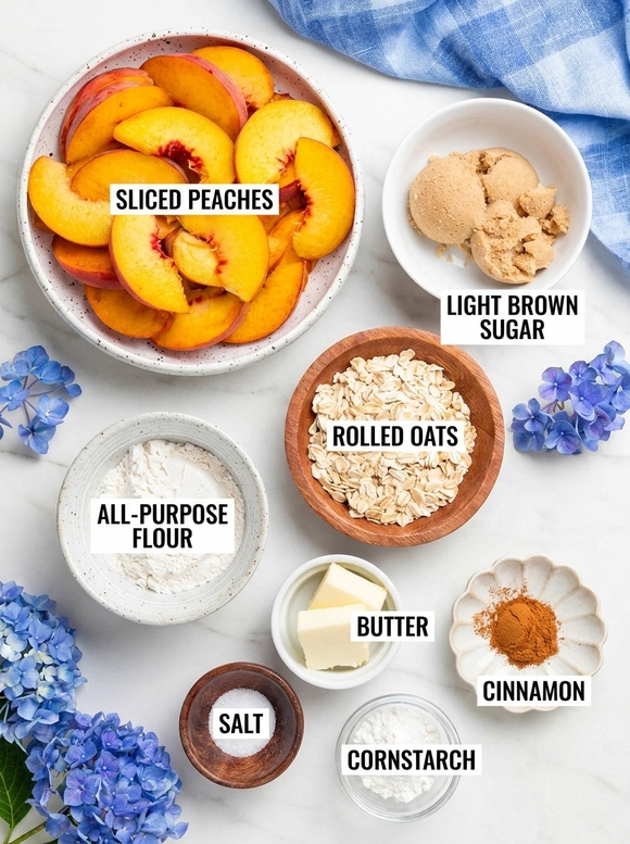 Easy Air Fryer Peach Crisp Recipe - 1