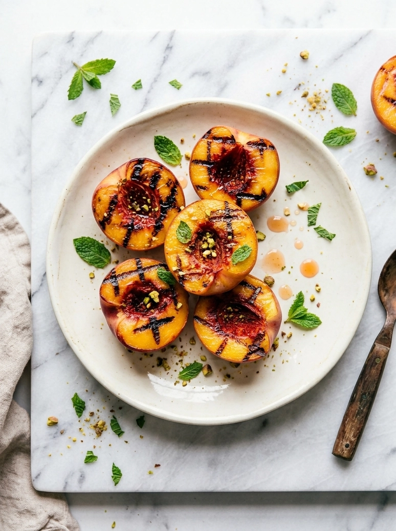 Easy Grilled Peaches Dessert - 2