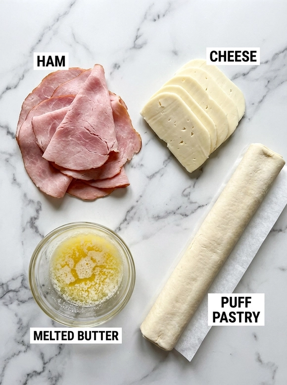 Easy Ham and Cheese Pinwheels - 1