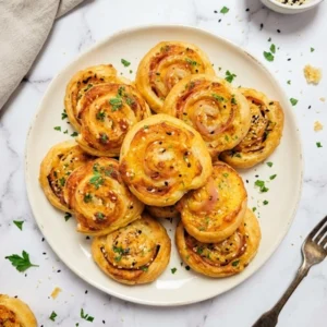 Easy Ham and Cheese Pinwheels