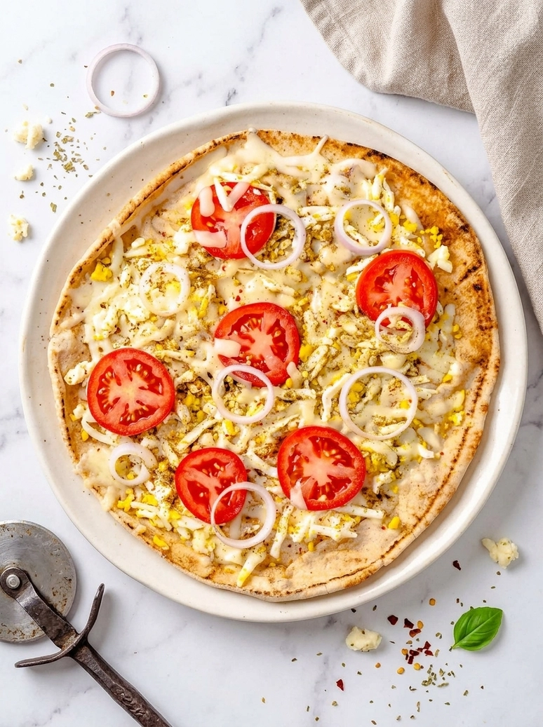 Easy Mediterranean Breakfast Pizza - 1