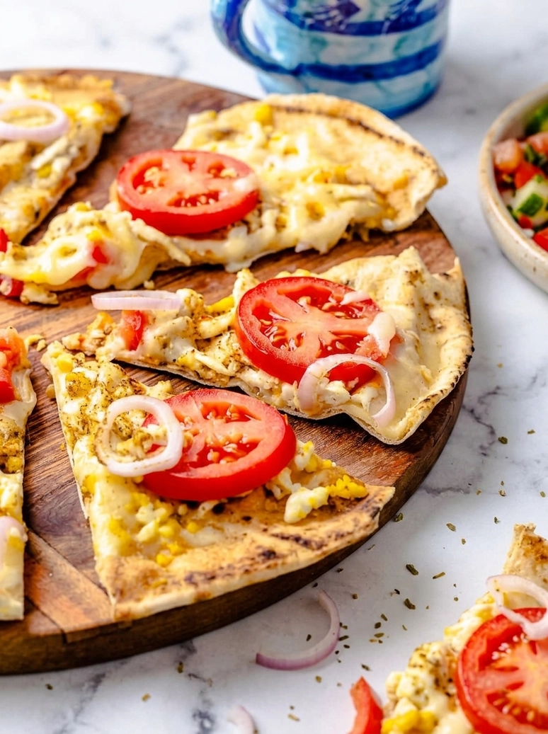 Easy Mediterranean Breakfast Pizza - 2