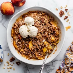 Easy Peach Crisp Recipe