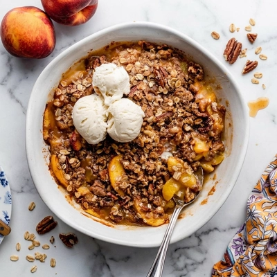 Easy Peach Crisp Recipe